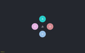 Action Buttons Ps4 Controller Wallpaper