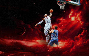 Action Packed Sports Of Basketball Wallpaper