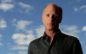 Actor Ed Harris Copying Beethoven Portrait Session Wallpaper