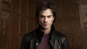 Actor Ian Somerhalder As Damon Salvatore Wallpaper