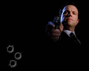 Adam Baldwin Gunshot Wallpaper