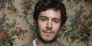 Adam Brody Floral Vintage Wallpaper