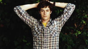 Adam Brody Plaid Wallpaper