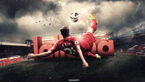 Adam Lallana Cool Football Playing Wallpaper