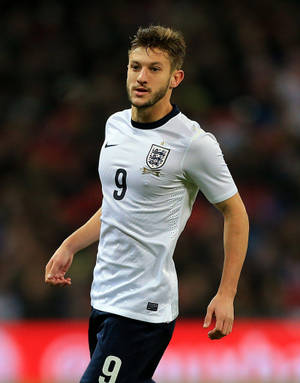 Adam Lallana Wearing England Kit Wallpaper