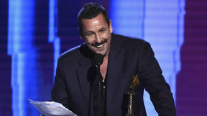 Adam Sandler Giving Speech Wallpaper