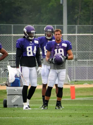 Adam Thielen Warm Up Game Wallpaper