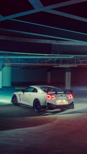 Add A Touch Of Nature To Your Phone With The Nissan Skyline Wallpaper