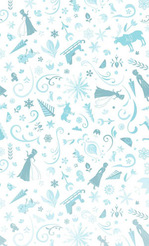 Add Some Magic To Your Life With This Disney Pattern Wallpaper