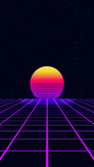 Add Some Serious Flair To Your Life With A Retro 80s Aesthetic Iphone! Wallpaper