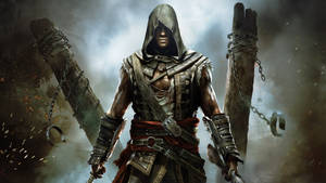 Adewale, The Fearsome Assassin In Assassin's Creed Black Flag Wallpaper