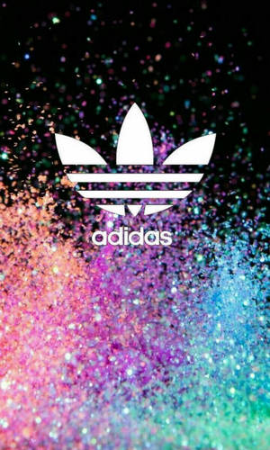 Adidas Aesthetic Pastel Glitter Wallpaper