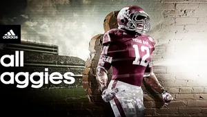 Adidas All Aggies Texas Am Poster Wallpaper