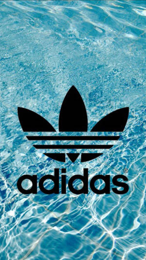 Adidas Brand Logo On Water Wallpaper