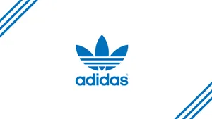 Adidas Simple Blue White Wallpaper