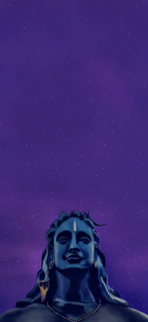 Adiyogi Shiva Illustration Wallpaper