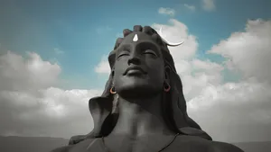 Adiyogi Shiva Statue In Coimbatore Wallpaper
