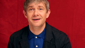 Adorable Actor Martin Freeman Wallpaper