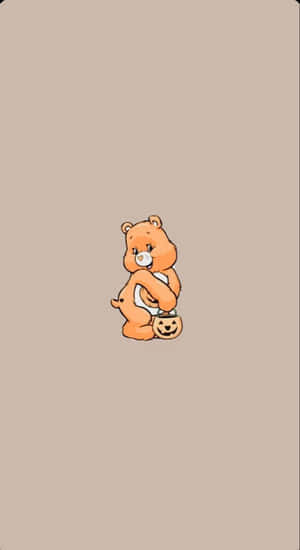 Adorable Aesthetic Care Bear Brings Smiles To Users Wallpaper