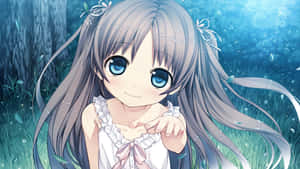 Adorable Baby Anime Character Wallpaper