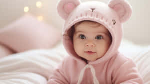 Adorable Babyin Bear Hoodie Wallpaper