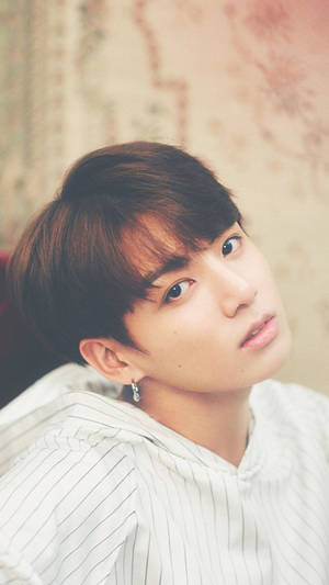 Adorable Bts Jk Portrait Shot Wallpaper