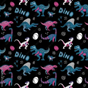 Adorable Dinosaur Pattern - Perfect For Nursery Walls Or Bedroom Decor! Wallpaper