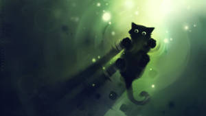 Adorable Fluffy Feline In Crisp Detail Wallpaper