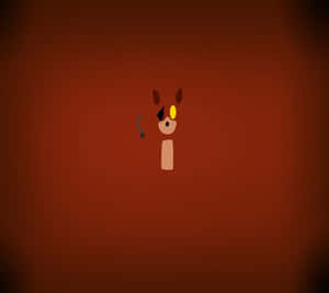 Adorable Foxy All Wound Up Wallpaper