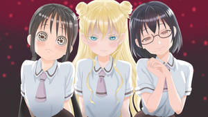 Adorable Girls Asobi Asobase Wallpaper