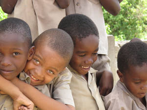 Adorable Kids In Jamaica Wallpaper