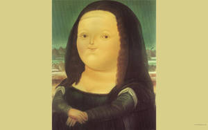 Adorable Mona Lisa Paint Wallpaper