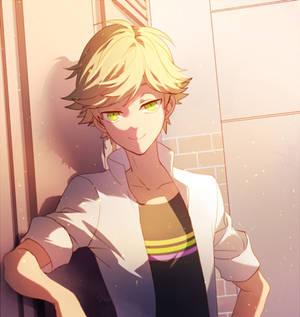 Adrien Agreste Anime Art Wallpaper