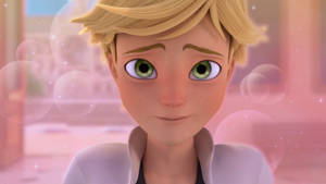 Adrien Agreste Guiltrip Bubbles Scene Wallpaper