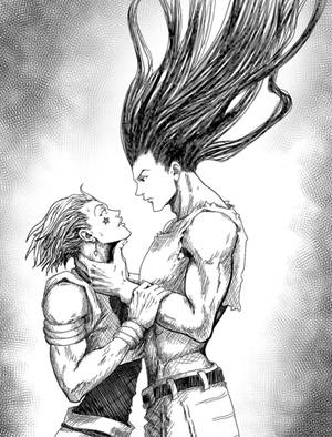 Adult Gon And Hisoka Morow Wallpaper