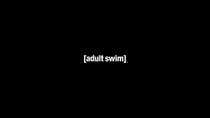 Adult Swim - A Black Background With The Word Adult Swim Wallpaper