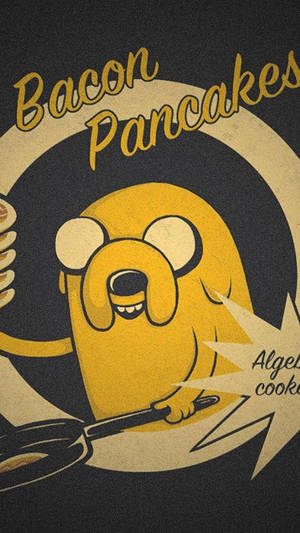 Adventure Time Jake Bacon Pancakes Wallpaper