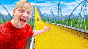 Adventurous Ride With Youtuber Unspeakable Wallpaper