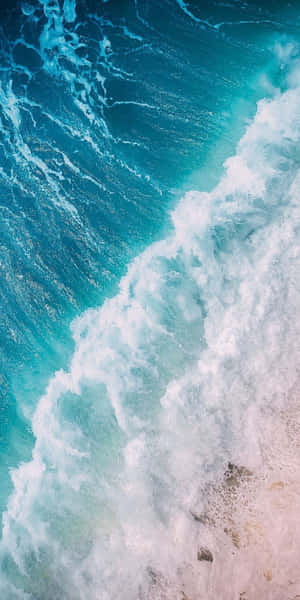 Aerial_ Ocean_ Waves_4 K_ U H D Wallpaper