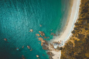 Aerial Sea Shot Wallpaper