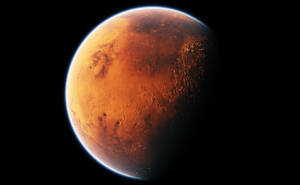 Aerial Shot Of Mars' Atmosphere Wallpaper