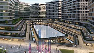 Aerial View Of Downtown Bursa Turkey Wallpaper