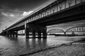 Aerial View Of The Mighty Mississippi River Wallpaper