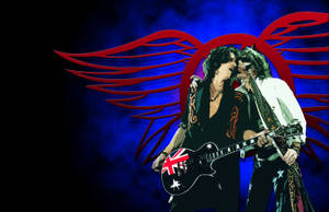 Aerosmith Rock Band Live Concert Wallpaper