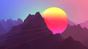 Aesthetic 4k Pc Mountains Wallpaper