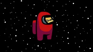 Aesthetic Among Us Dum Note Wallpaper