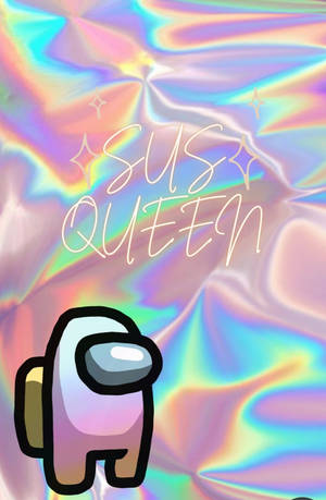 Aesthetic Among Us Sus Queen Wallpaper