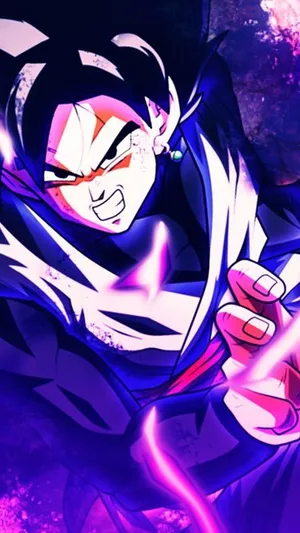 Aesthetic Angry Goku Black Wallpaper