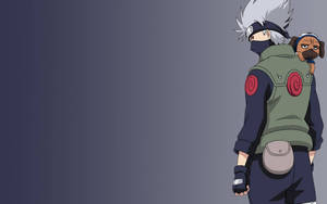 Aesthetic Anime Desktop Kakashi And Pakkun Wallpaper