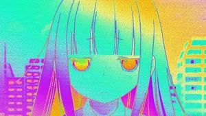 Aesthetic Anime Girl Art Wallpaper